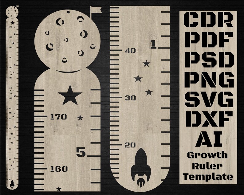 Download Sculpting Forming Kid Ruler Ruler Sticker Giant Ruler Growth Chart Ruler Laser Cut Template Measuring Stick Growth Ruler Template Vector Silhouette Svg Craft Supplies Tools