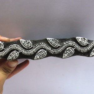 Indian Hand Carved Wooden Printing Blocks Wooden Printing Stamp Textile printing Stamp wood printing block STAMP FINE CARVING 2