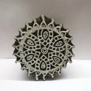 Textile Stamp Indian Wooden Block Stamp Antique Vintage Hand Carved Wood Print Stamp STAMP DESIGN HOT 02