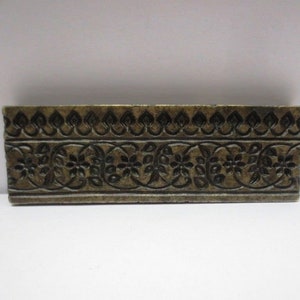 Vintage Indian Bronze Jewellery Making Dye Mold Mould tool FLORAL ANKLET design
