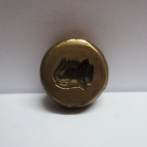Small elephant pattern Vintage Indian Brass Bronze Jewelry Making too Mould Stamp Dye Wax Seal vintage traditional imprint ethnic Pattern