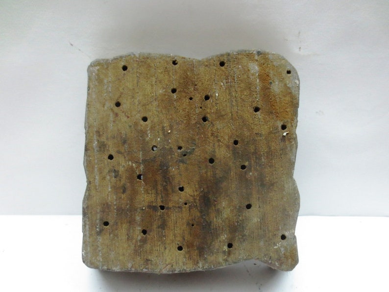 Textile Stamp Indian Wooden Block Stamp Antique Vintage Hand Carved Wood Print FINE DESIGN PRINT