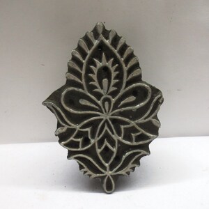 scrapbook stamp, floral motif stamp, block printing, wooden printing block, fabric printing, indian motif, hand carved, boho stamp