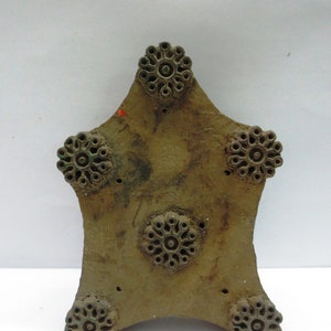 Francobollo di ceramica Ethnic Art / intagliato a mano francobolli di stampa a blocchi indiani / tagara /blocco di legno per la stampa / carta e tessuto stampa timbro
