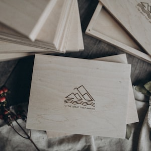 Pudełko na zdjęcia 4x6 (10x15) | 5x7(13x18) | 6x8(15x21) | Grawerowane pudełko do drukowania fotografii