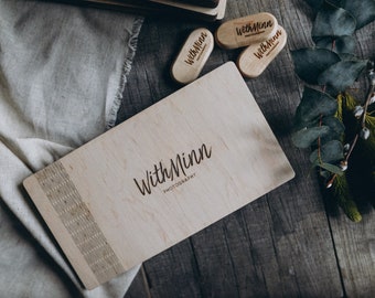4x6(10x15) wood print box | 4x6(10x15) photo box for photos and USB
