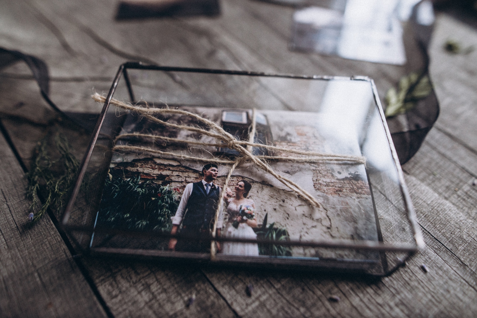 Set of 5 Glass Photo Box for Prints 4x6 5x7 6x8 Etsy