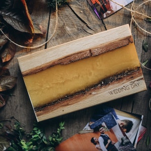 Holz-Fotobox für Fotos 4x6 & USB-Boxhalter 10&quot;x15&quot; Proof Box
