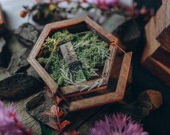 USB-Box aus Holz mit Gravurbox personalisiert USB 3.0 Hochzeit