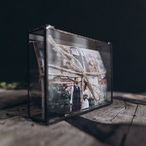 glass photo box for prints 4x6 5x7 6x8 image 7