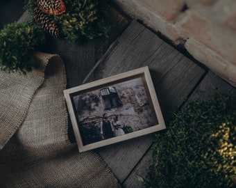 Fotobox aus Holz zum Ausdrucken | Fotobox für 4 x 6 | 5 x 7 | 6 x 8