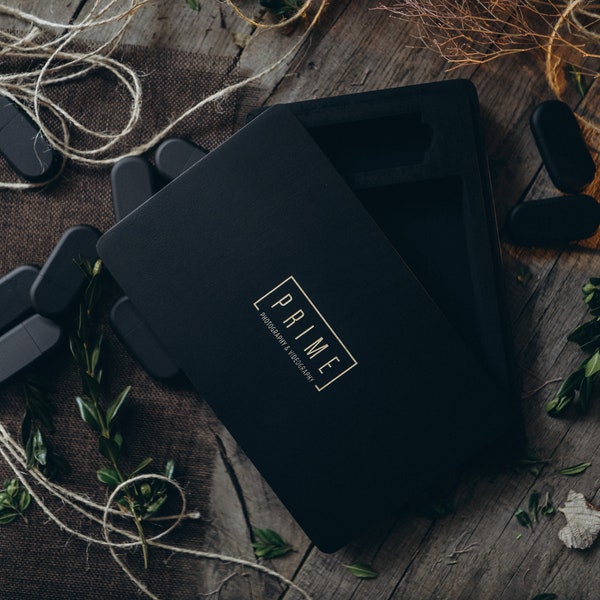 Personalized wooden box | photo 4x6 | 10x15 box with USB 3.0