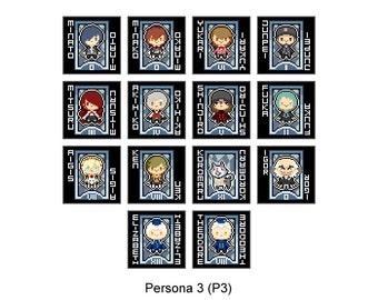 Persona 3 Snap Keychain