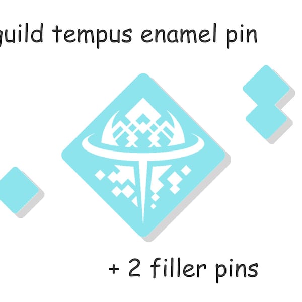Holostars Guild Tempus Enamel Pin + Filler Pins