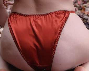 PENNY LANE Satin String Bikini Panties *Limited Edition*