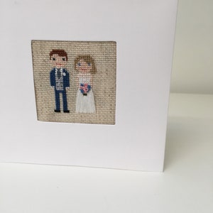 Op maat gemaakte gepersonaliseerde trouwkaart 2e katoenen jubileum - katoenen jubileum - aangepaste paar - tweede huwelijksverjaardag - bruid bruidegom
