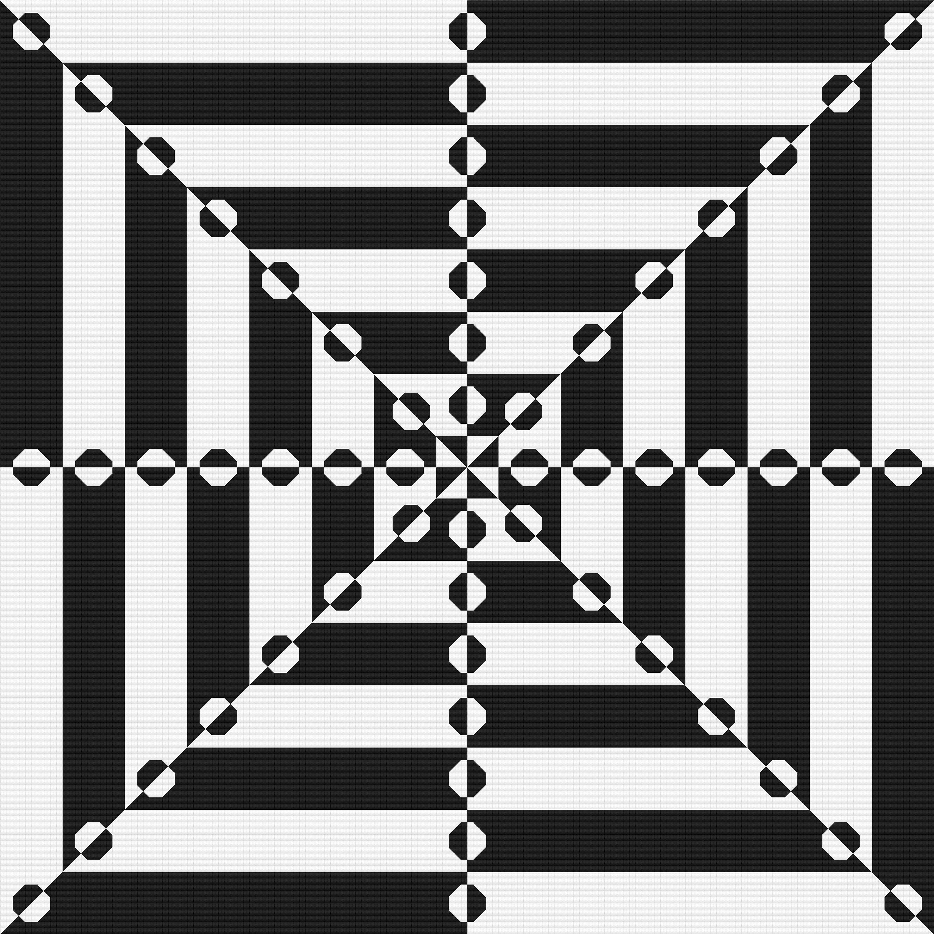 Modern Cross Stitch Pattern Optical Illusion Cross Stitch Etsy