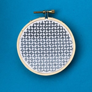 Blackwork sampler pattern - Ombre Prison repeat pattern - pdf instant download