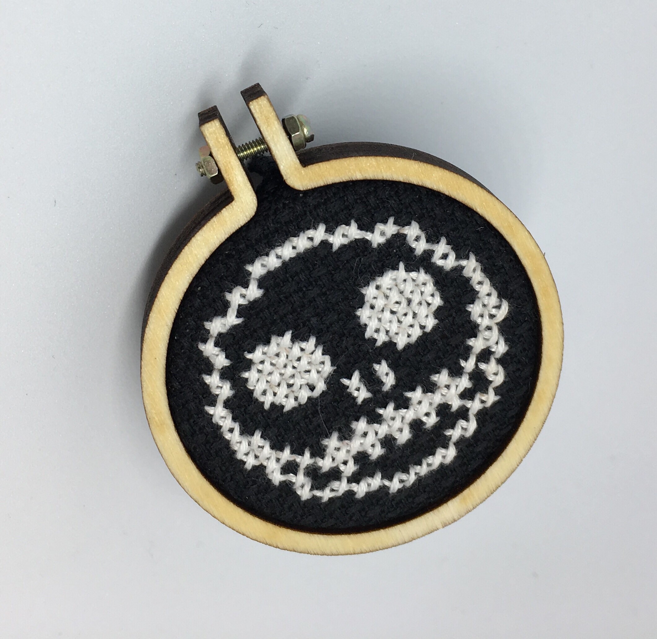 Pdf Skull Cross Stitch Pattern - Digital Download - Halloween - Mini ...