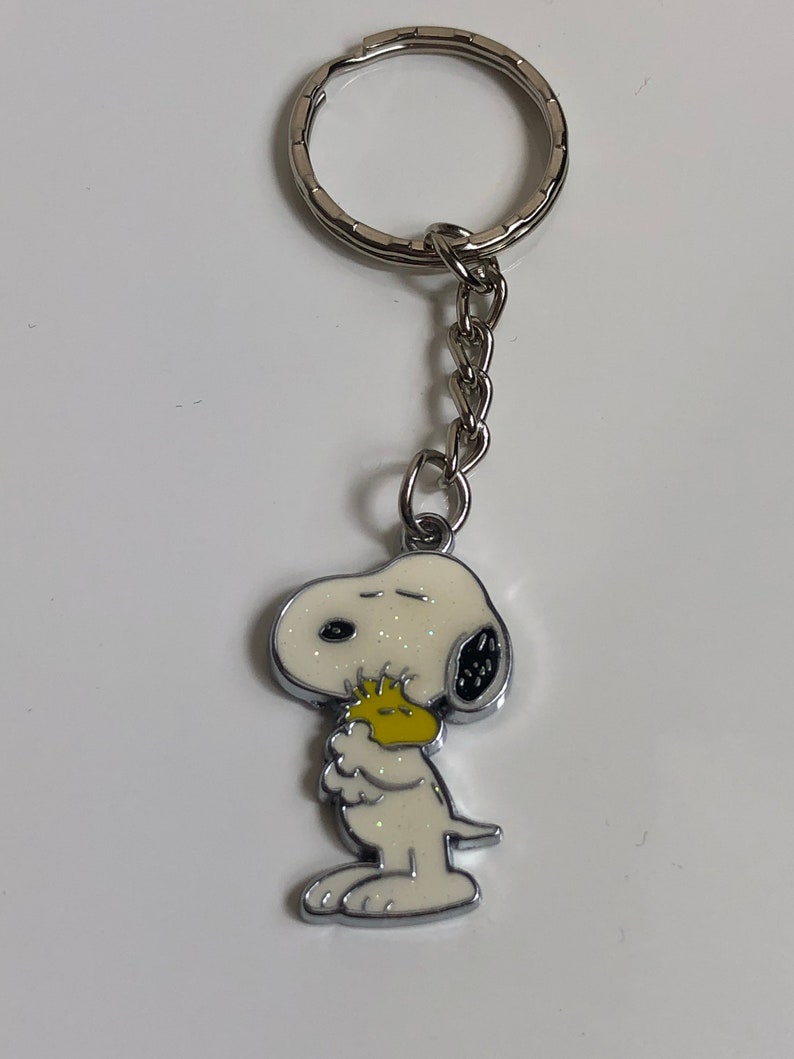 Snoopy Keyring Super Cute Keychain Unique Gift Love Etsy UK