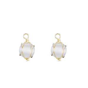 High-quality 10pcs Gemstone Earring Pendant, Pendant,Gemstone Jewelery Pendant Charm Wholesale