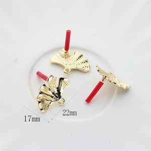 10pcs Gold Plated Leaf Earring Stud,Leaf Ear Post,Alloy Earring Attachment Jewelry Finding Wholesale