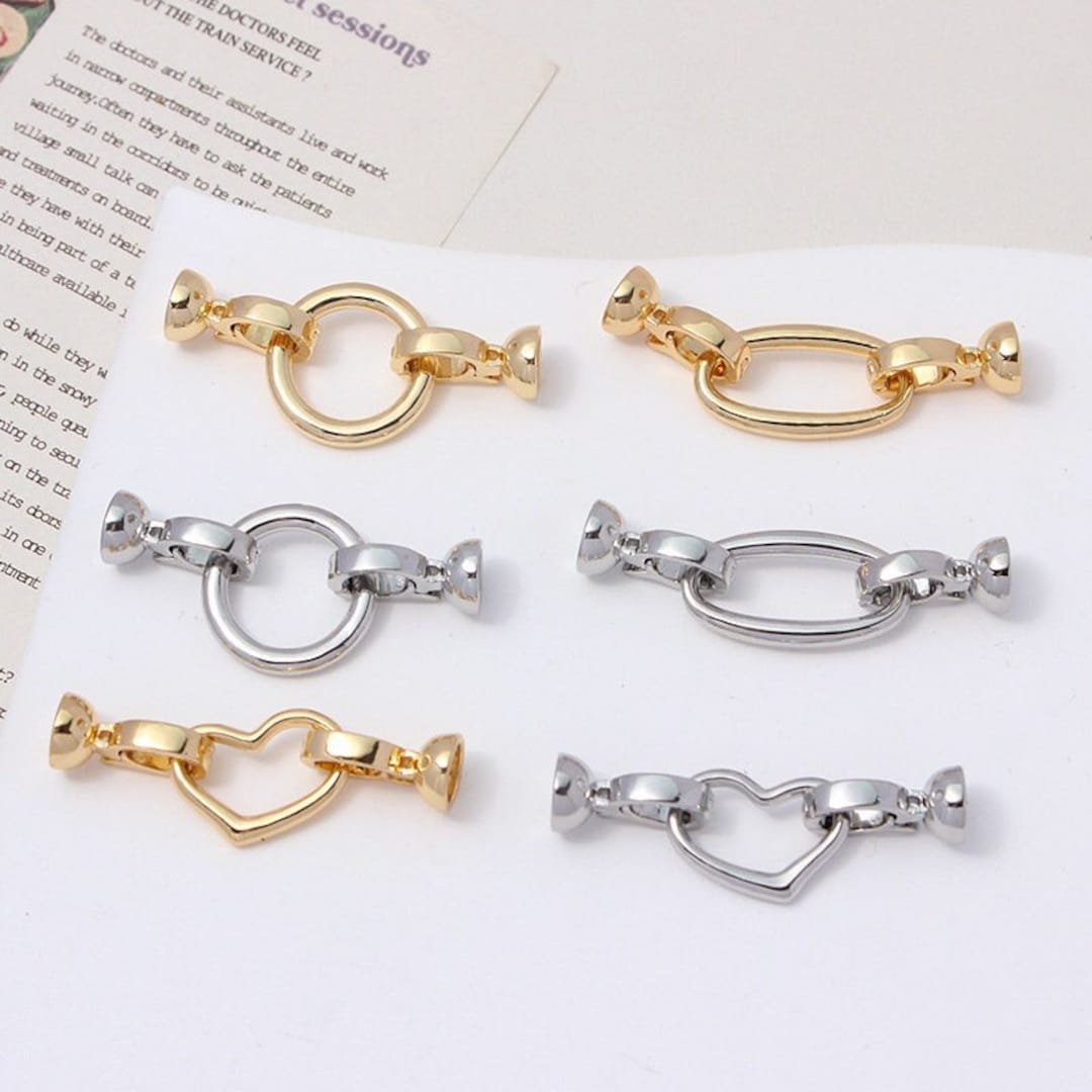 Fermagli Per Aragosta Placcati Oro 18K - 30 Pezzi, 12x7mm, Per Bracciali E Collane - Foto 7