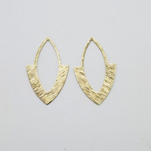 Geometric Raw Brass Pendants Charms, Earring Connector, Earring Pendant, Earring Finding Jewelry Accessories