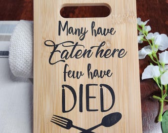 Custom Funny Wooden Cutting Board, Cheese Board, Charcuterie Board, Wedding Gift, Serving Board, Bread Board, Laser Engraved, Kitchen Decor