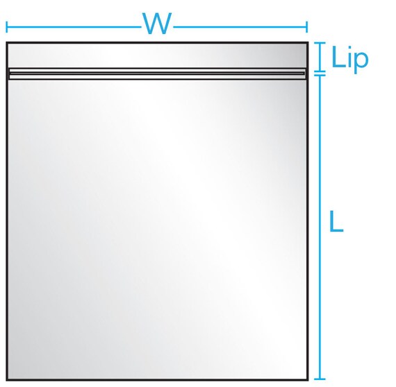CITADEL 500 Reclosable Storage Bags – 1.5 X 2 Inch – Clear 2 Mil Zipper Seal Baggies