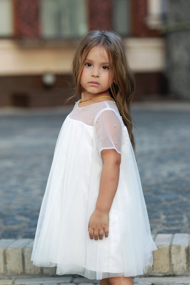 White Holiday Princess Dress