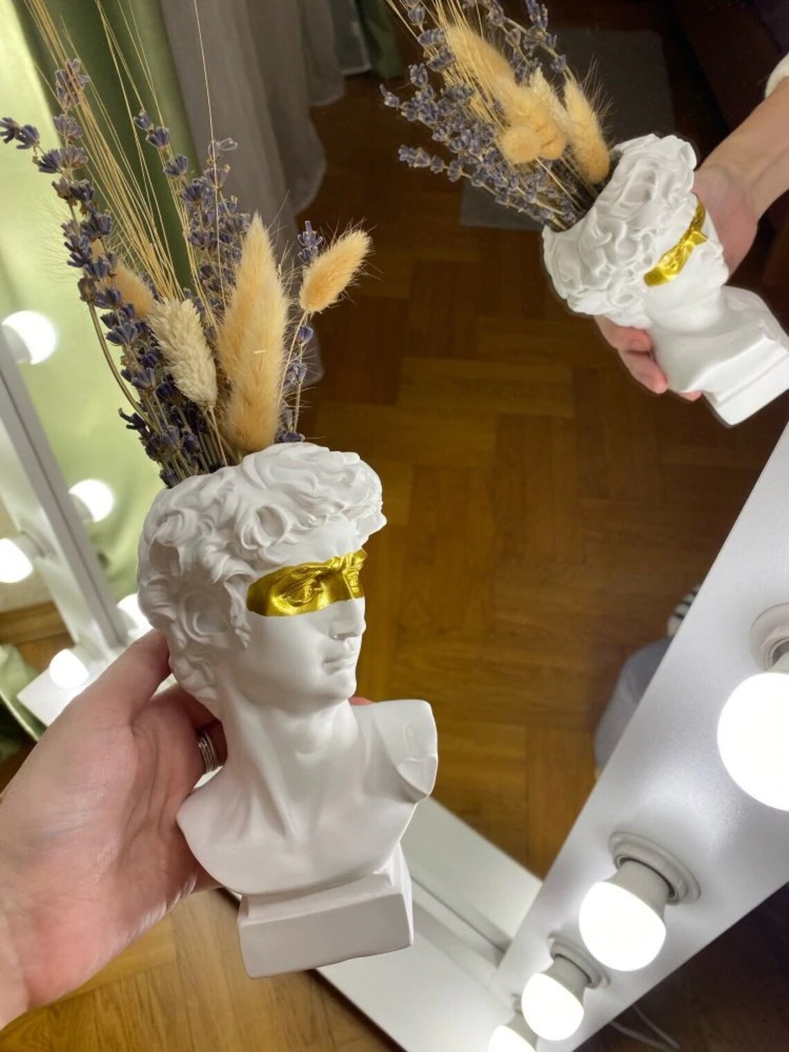 David Sculpture Flower Vase Michelangelo David Statue Make Etsy