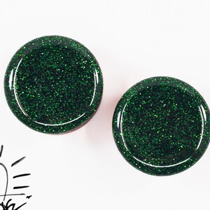 Grüne Glitzer Plugs: Glitter Plugs