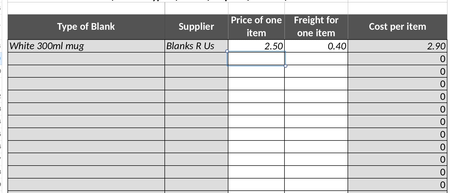 Sublimation Printing Pricing Calculator for Small Businesses Etsy