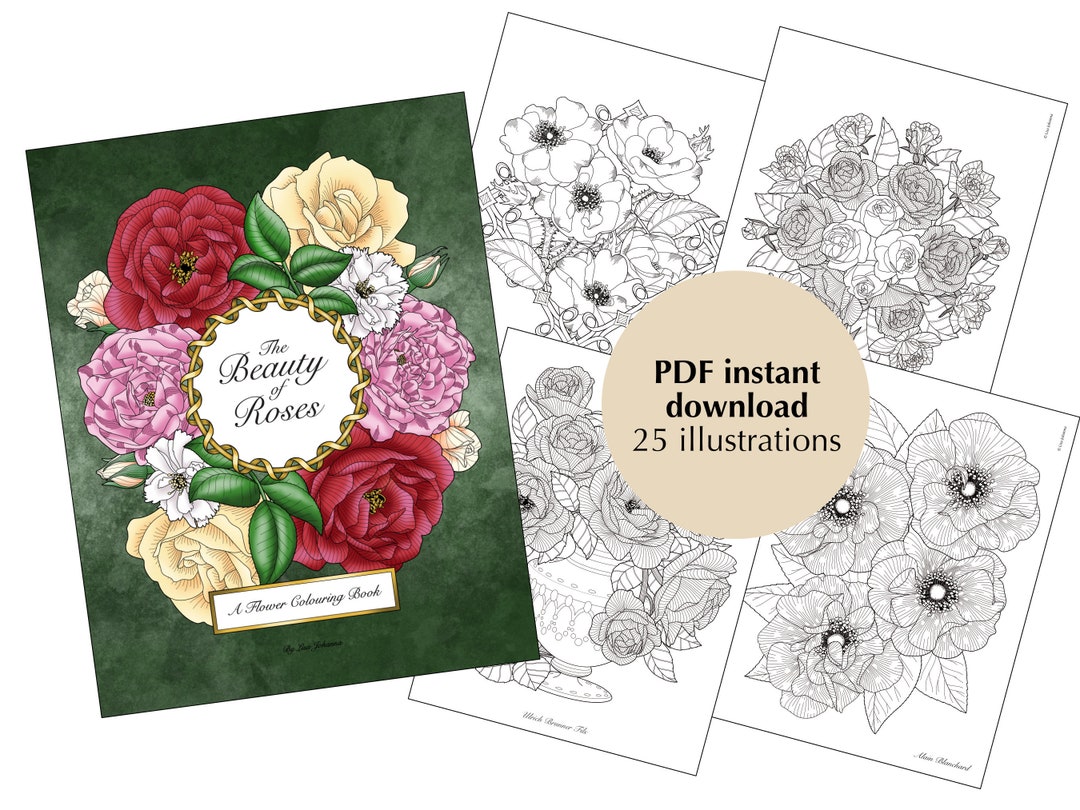 Colorful Roses Book This item is unavailable - Etsy