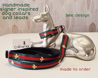 gucci dog collar etsy