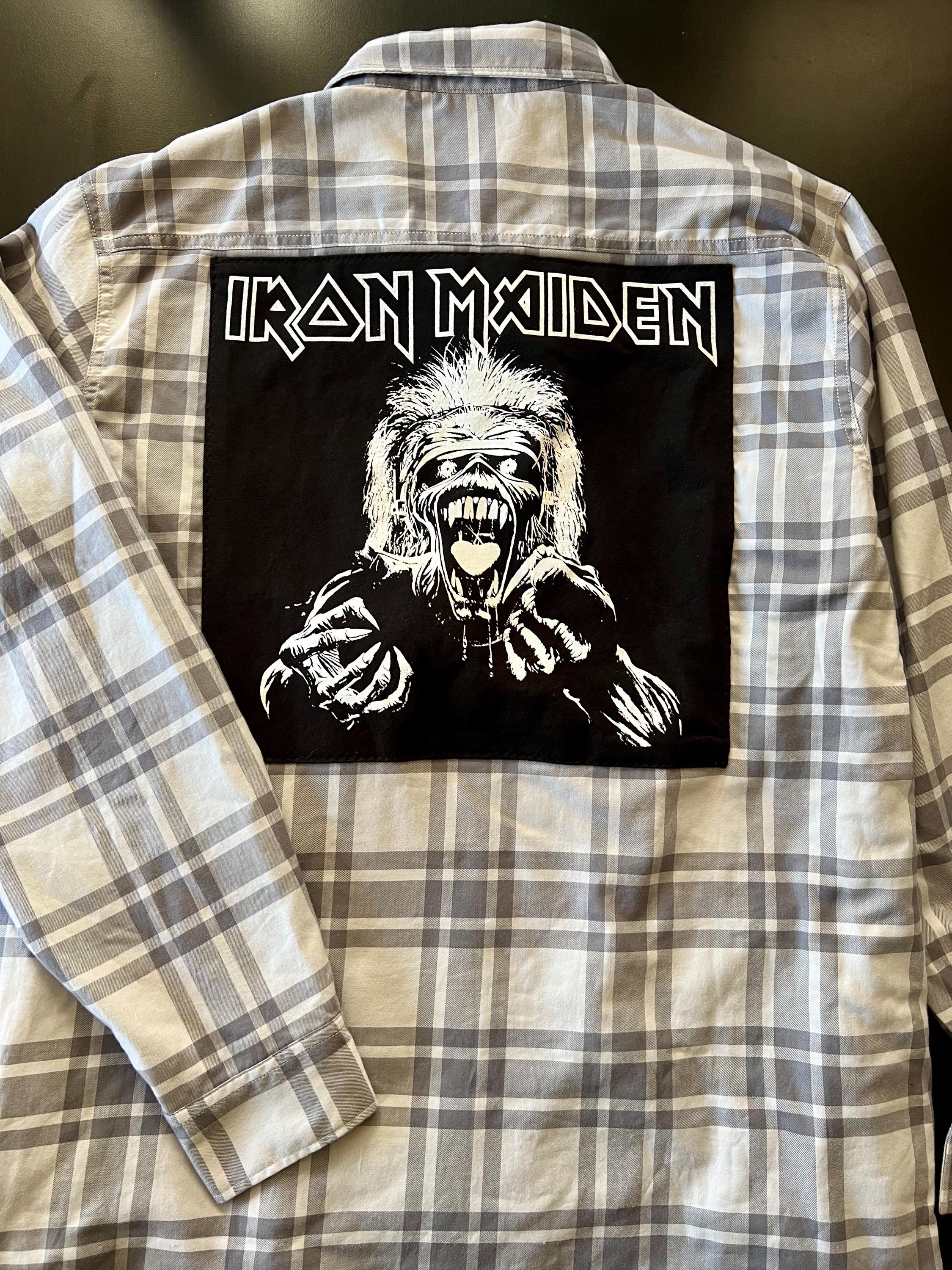 Iron Maiden Jacket - Etsy Iron Maiden Jacket - Etsy
