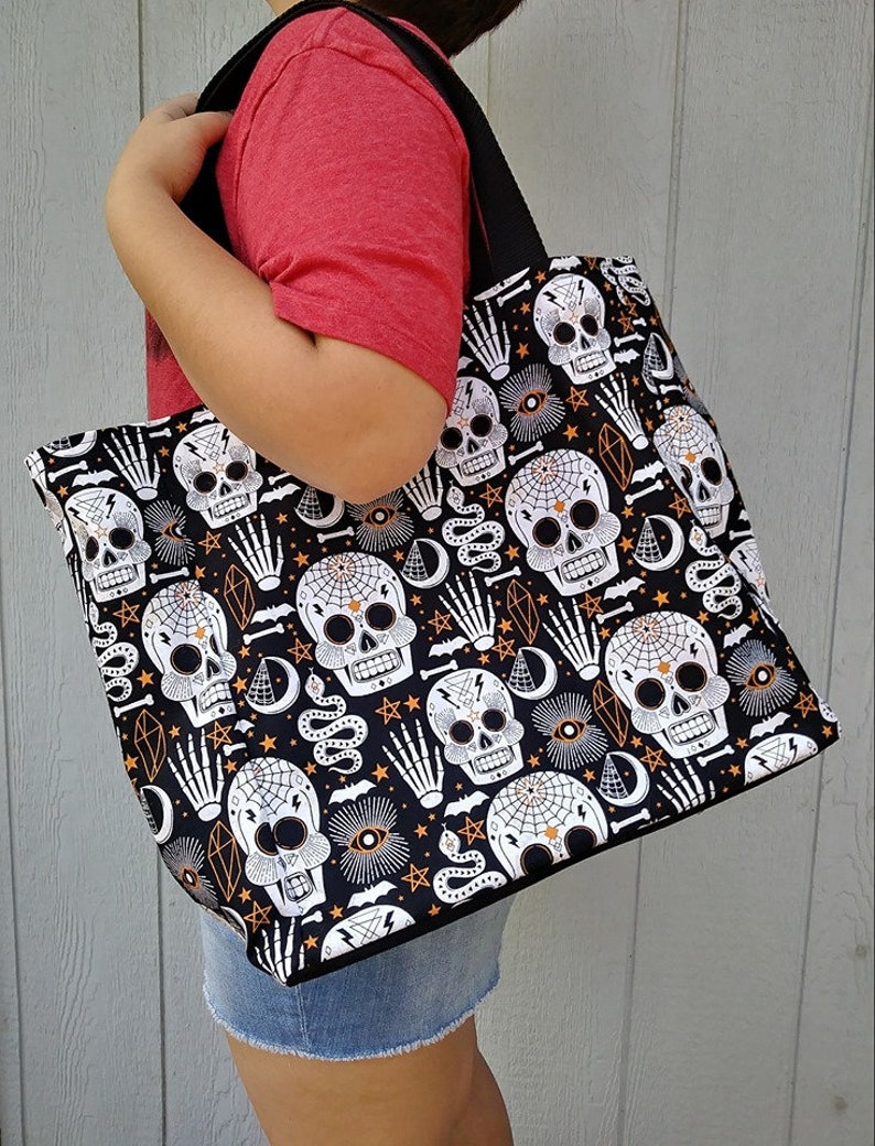 goth gym bag