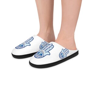 Evil Eye Fur Slippers