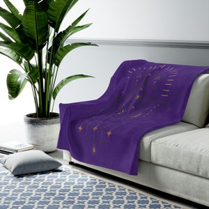Hamsa Hand Plush Blanket
