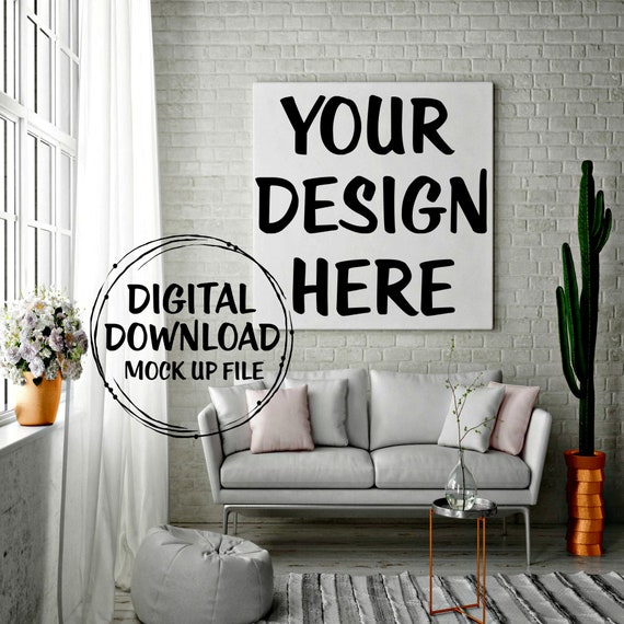 Modern Living Room Mockup Decal Mockup Vinyl Modern Living Room Mockup Decal Mockup Vinyl
