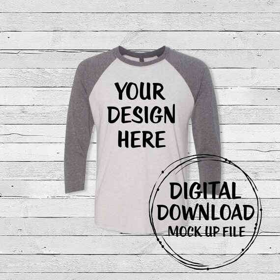 Download Next Level Raglan Mock Up Next Level Mockup Raglan Mockup | Etsy