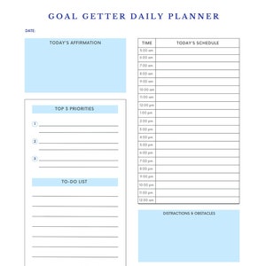 Målsättning Daglig Planner