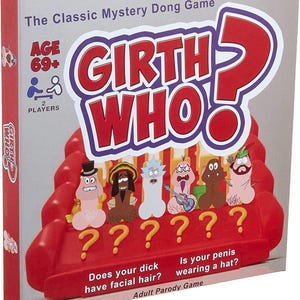 Girth Who? Custom Guess Who? Board Game for Adults, Funny Guessing Game Perfect for Couples, Bachelorette Party Drinking, Adult Games Night