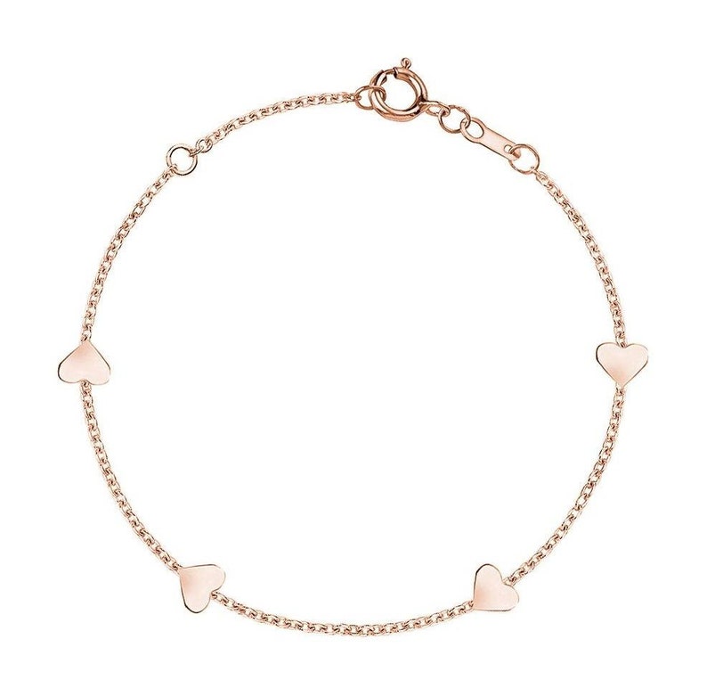 Everyday Women Charm Gold Chain Trendy Bracelet Dainty 14K Solid Gold Jewelry Minimalist Star Bracelet Birthday Girl Stars