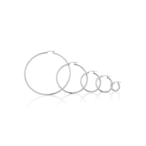 Créoles en or 10 carats, boucles d'oreilles simples minimalistes, créoles classiques, bijoux tendance, boucles d'oreilles modernes de tous les jours, an 2000
