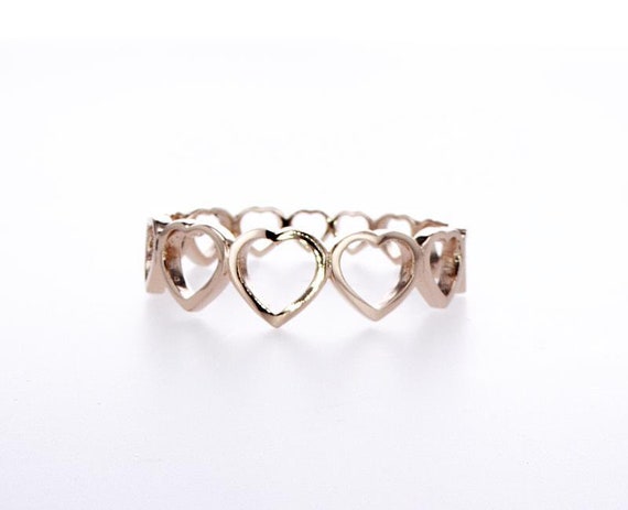 Nidin Charm Heart Shape Inlaid Shiny Crystal Zircon Opening Adjustable Ring  Women Elegant Wedding Ring Anniversary Romantic Gift
