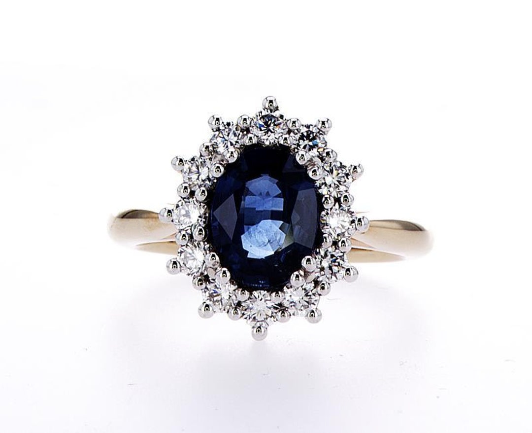 Lady D Sapphire Engagement Ring - Etsy