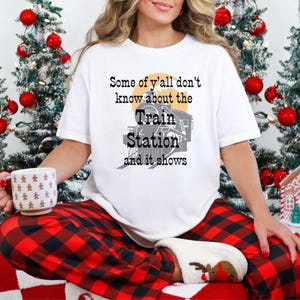Western TV Show Apparel Yellowstone Ranch Shirt Dutton Train Station Design Country Lifestyle Collection Rugged Comfort Wear Unisex Garment Dyed Heavyweight Cotton Tee Relaxed Fit Crew Neck Premium Quality Construction Fan Gift Montana