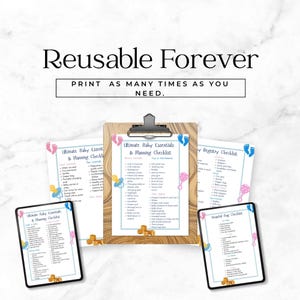 Baby Registry Guide Digital Download Newborn Checklist Printable Pregnancy Planner Essential List Complete Infant Necessity Organizer Expectant Parent Resource New Mom Helper Shopping Guide Nursery Preparation Tool First Time Parent Gift